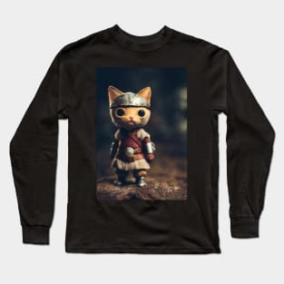 Viking Cat Toy Long Sleeve T-Shirt